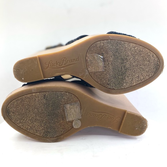 Lucky Brand wedge sandals size 7.5 - Picture 8 of 8